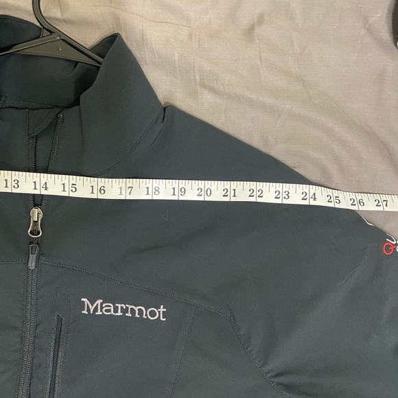 Marmot men’s jacket black softshell windproof hiking camping outdoors active L - Picture 11 of 14